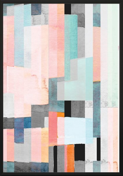 Abstract Panels plakát, 50 x 40 cm - DecoKing