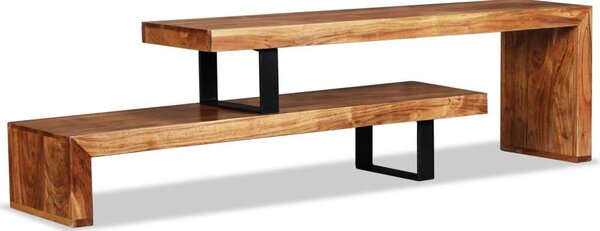VidaXL Akácfa TV Állvány - 115cm