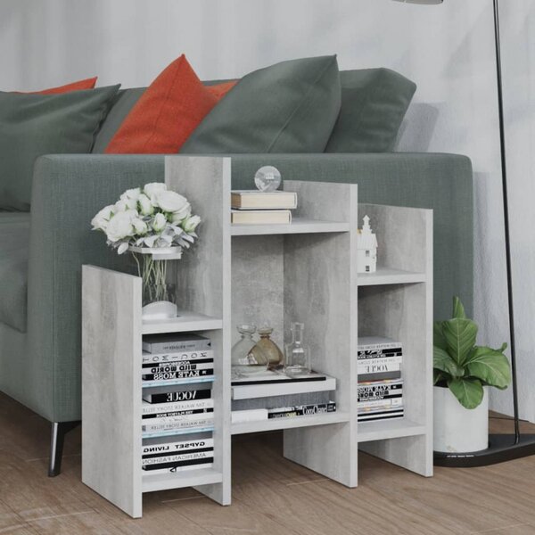 Betonszürke forgácslap kisszekrény 60 x 26 x 60 cm (806287)