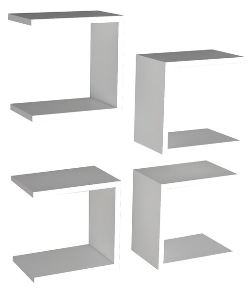 Fali polc base - white