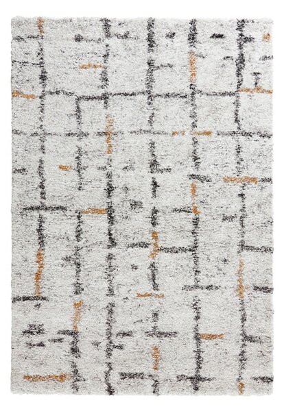 Grid krémszínű szőnyeg, 80 x 150 cm - Mint Rugs