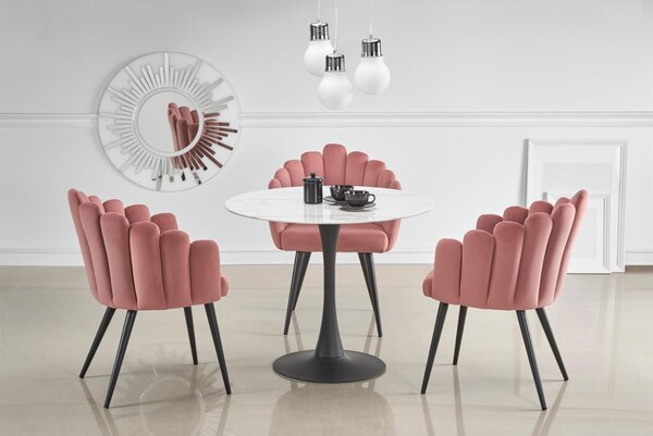Ambrosio étkezőasztal K410 székekkel | 4 személyes étkezőgarnitúra