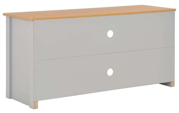 VidaXL TV-szekrény - Szürke - 120cm