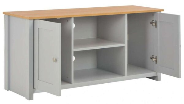 VidaXL TV-szekrény - Szürke - 120cm