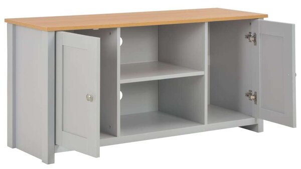 VidaXL TV-szekrény - Szürke - 120cm