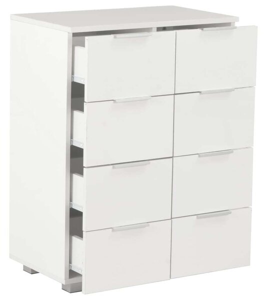 VidaXL 8 Fiókos Komód - Fehér - 60x35x80 cm