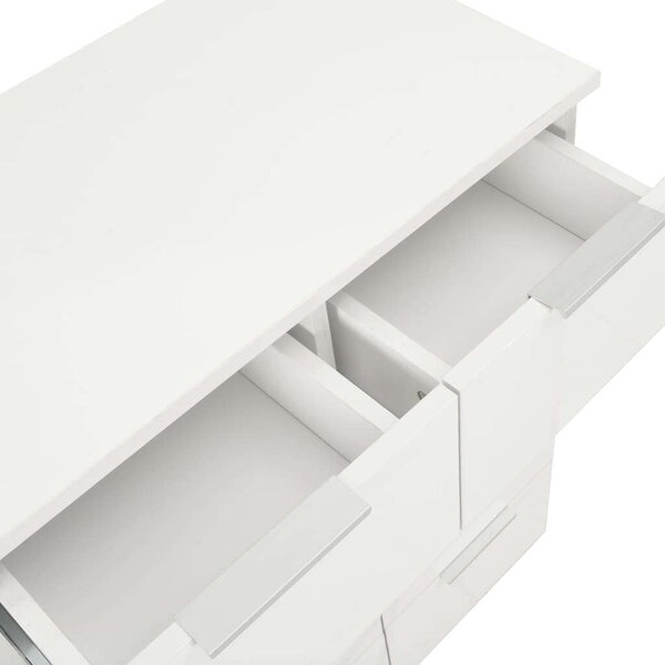 VidaXL 8 Fiókos Komód - Fehér - 60x35x80 cm