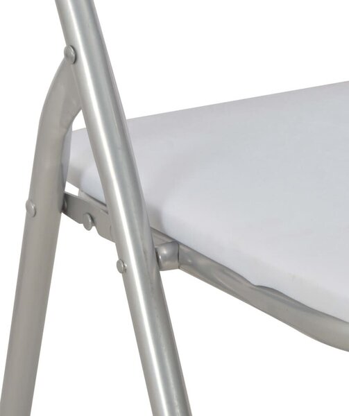 VidaXL Összecsukható Étkezőszék - 6 db - Fehér