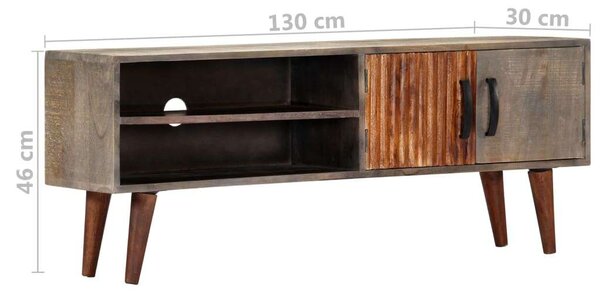 VidaXL Mangófa TV-szekrény - 130x30x46 cm