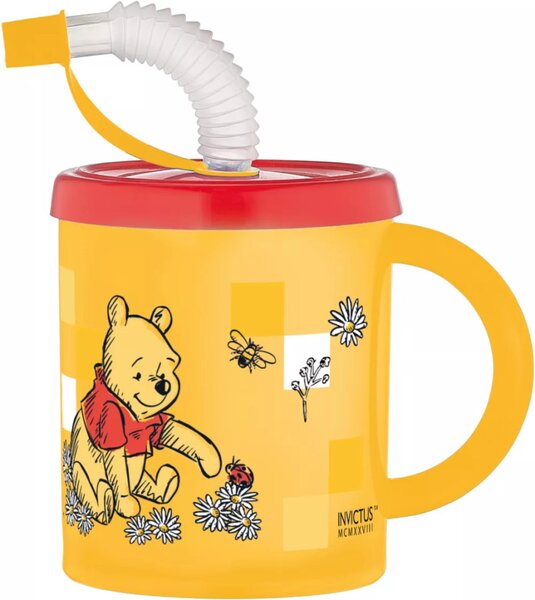 Disney Micimackó szívószálas bögre 210ml