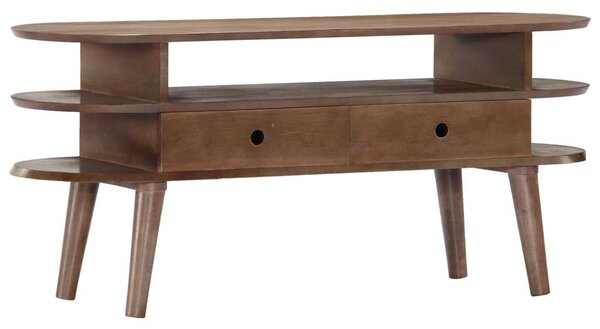 VidaXL tömör akácfa TV-szekrény 110 x 35 x 50 cm