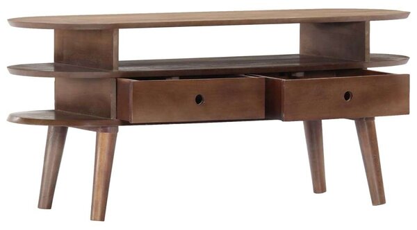 VidaXL tömör akácfa TV-szekrény 110 x 35 x 50 cm