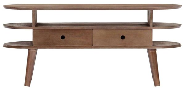 VidaXL tömör akácfa TV-szekrény 110 x 35 x 50 cm