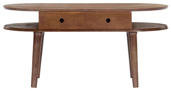 VidaXL tömör akácfa dohányzóasztal 100 x 50 x 46 cm