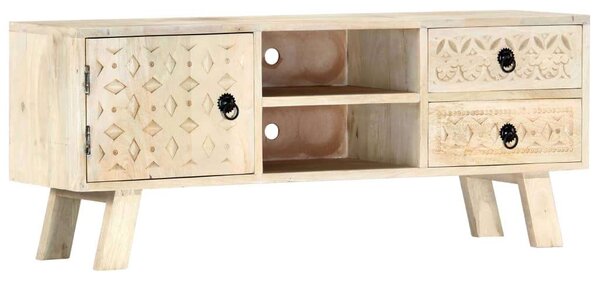 VidaXL tömör mangófa TV-szekrény 110 x 30 x 44 cm