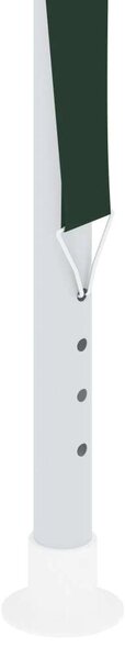 VidaXL rendezvénysátor 4 x 6 m, 90 g/m², zöld
