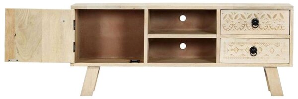 VidaXL tömör mangófa TV-szekrény 110 x 30 x 44 cm