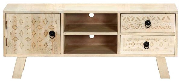 VidaXL tömör mangófa TV-szekrény 110 x 30 x 44 cm