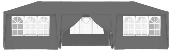 VidaXL Rendezvénysátor - 4x9m - Antracitszürke