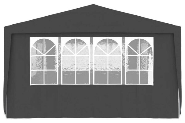 VidaXL Rendezvénysátor - 4x9m - Antracitszürke