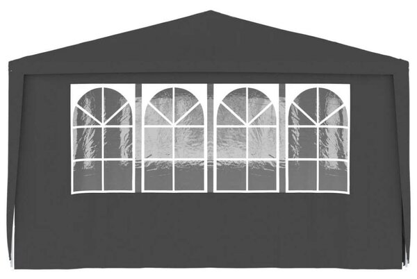 VidaXL Rendezvénysátor - 4x6m - Antracitszürke