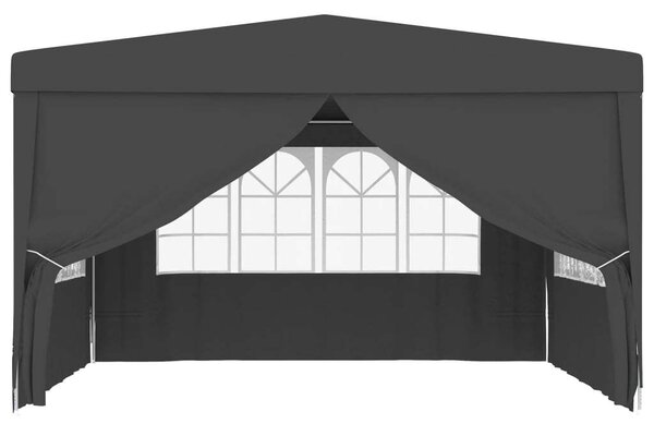 VidaXL Rendezvénysátor - 4x4m - Antracitszürke