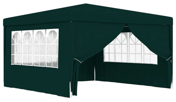 VidaXL Rendezvénysátor - Zöld - 4x4m