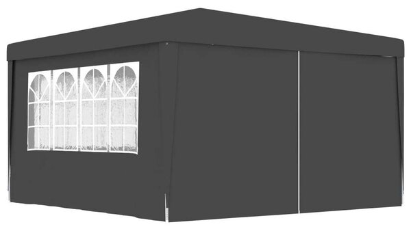 VidaXL Rendezvénysátor - 4x4m - Antracitszürke