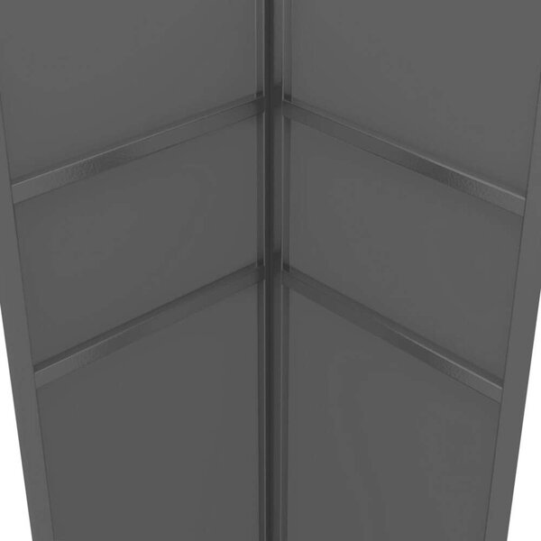 VidaXL Kerti Pavilon - Dupla Tető - 3x3m - Antracit Szürke