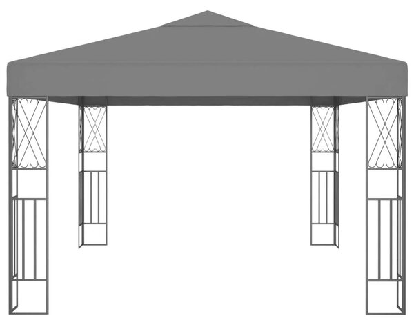 VidaXL antracitszürke szövet pavilon 3 x 4 m