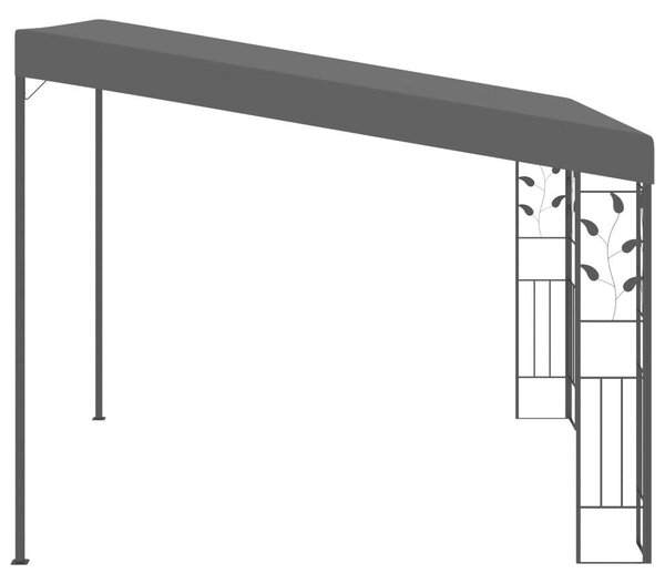 VidaXL Kerti Pavilon - Falra Szerelhető - 3x3m