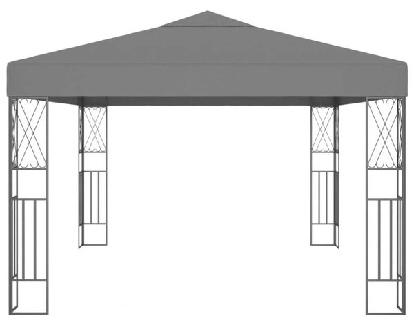 VidaXL antracitszürke szövet pavilon 3 x 4 m