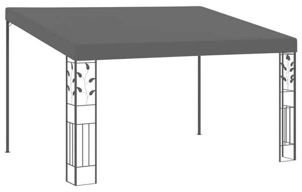 VidaXL antracitszürke falra szerelhető pavilon 4 x 3 x 2,5 m
