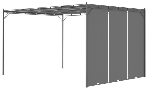 VidaXL Kerti Pavilon - Acél - 4x3x2,25m