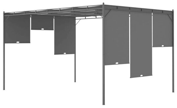 VidaXL Kerti Pavilon - Acél - 4x3x2,25m