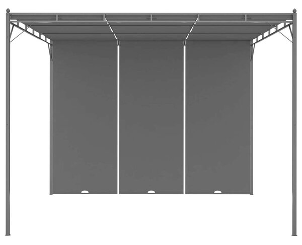 VidaXL Kerti Pavilon - Acél - 3x3x2,25m