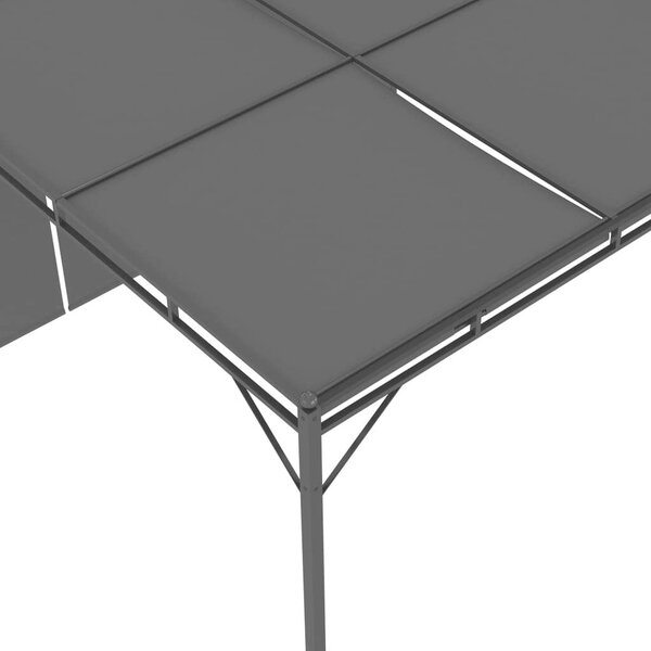 VidaXL Kerti Pavilon - Acél - 4x3x2,25m