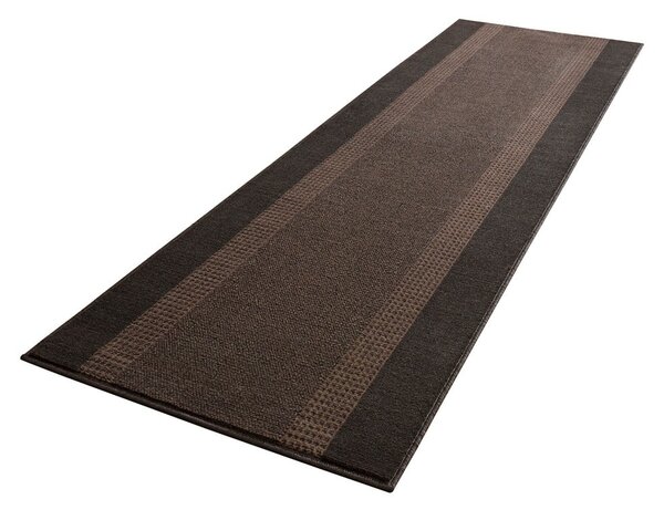 Basic barna futószőnyeg, 80 x 300 cm - Hanse Home