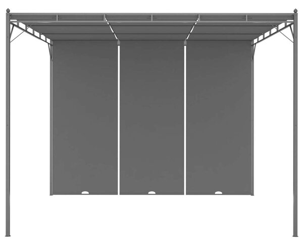VidaXL Kerti Pavilon - Acél - 3x3x2,25m