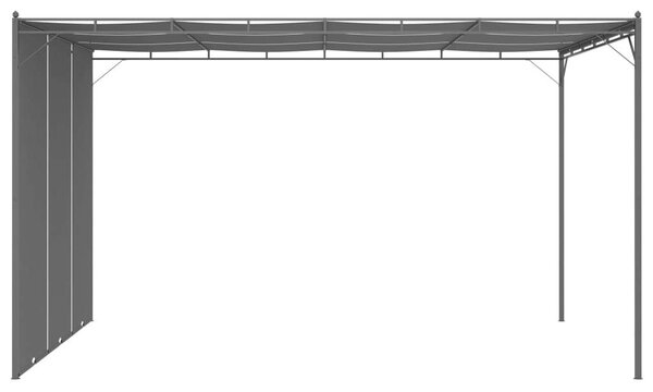 VidaXL Kerti Pavilon - Acél - 4x3x2,25m
