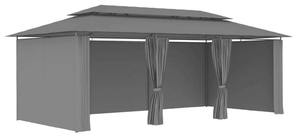 VidaXL Kertparti Pavilon - 600x298x270 cm, Antracitszürke