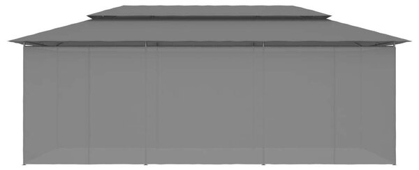 VidaXL Kertparti Pavilon - 600x298x270 cm, Antracitszürke