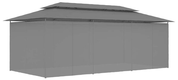VidaXL Kertparti Pavilon - 600x298x270 cm, Antracitszürke