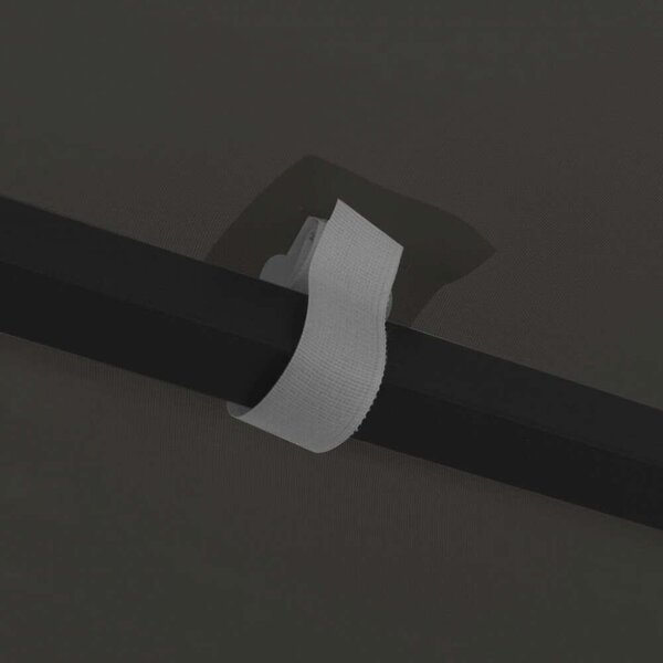 VidaXL Kerti Pavilon - Acélvázas - 3x4m - Antracitszürke