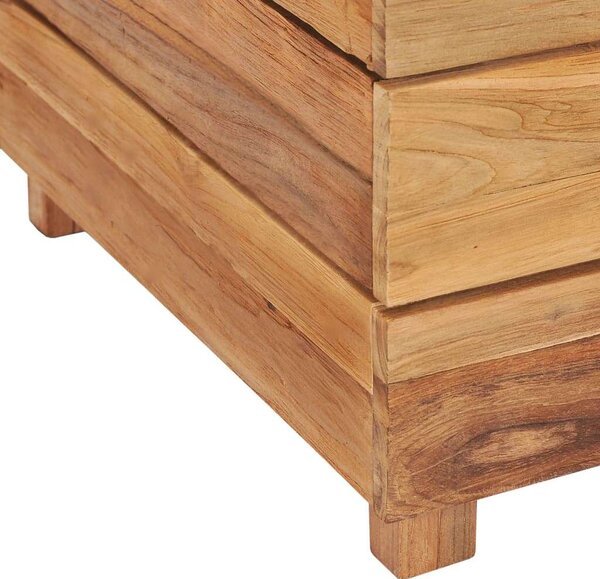 VidaXL Teakfa Magaságyás - 100x40x38 cm