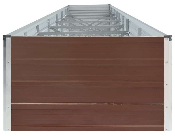 VidaXL Magaságyás - Barna Acél - 600x80x45 cm