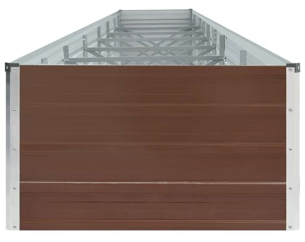 VidaXL Magaságyás - Barna Acél - 600x80x45 cm