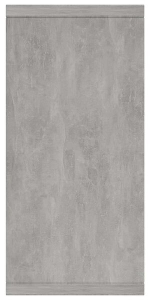 Komód - Fiókos Szekrény - Beton Szürke - 88x30x65 cm