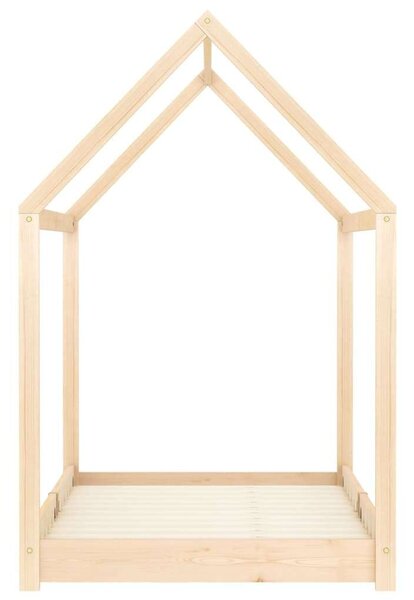 VidaXL tömör fenyőfa gyerekágy-keret 90 x 200 cm