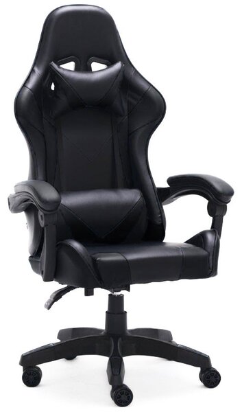 Gamer és irodai szék, Remus, 66x125x62 cm, fekete